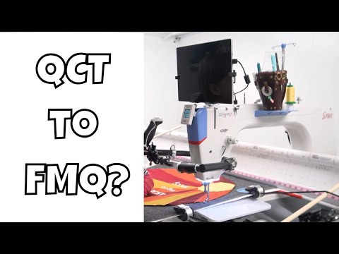 How to Switch from Quilt Motion (QCT) to Free Motion Quilting