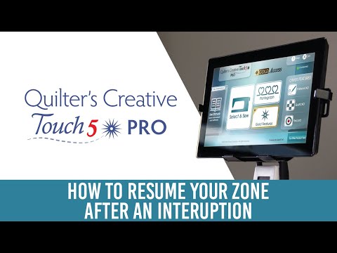 How to Resume Your Zone After an Interruption in QCT 5 Pro