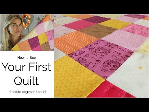 Your First Quilt – Beginner Tutorial, Part 1